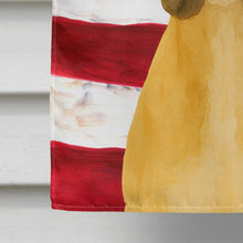Load image into Gallery viewer, Fawn Boxer American Flag House Flag