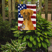Load image into Gallery viewer, Fawn Boxer American Flag Garden Flag