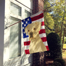 Load image into Gallery viewer, White Boxer American Flag House Flag