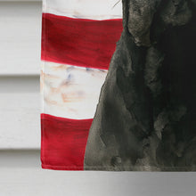 Load image into Gallery viewer, Black Cane Corso American Flag House Flag