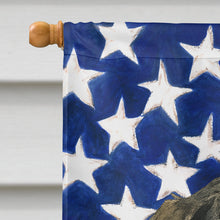 Load image into Gallery viewer, Dapple Dachshund American Flag House Flag