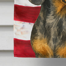 Load image into Gallery viewer, Dapple Dachshund American Flag House Flag