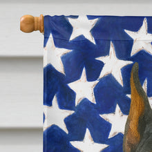 Load image into Gallery viewer, Doberman Pinscher American Flag House Flag