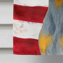 Load image into Gallery viewer, Blue Doberman Pinscher American Flag House Flag
