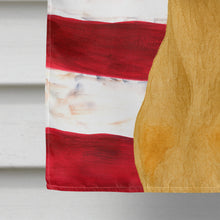 Load image into Gallery viewer, Fawn Doberman Pinscher American Flag House Flag