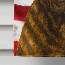Load image into Gallery viewer, Brindle French Bulldog American Flag House Flag