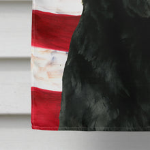 Load image into Gallery viewer, Black German Shepherd American Flag House Flag