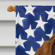 Load image into Gallery viewer, Liver German Shorthaired Pointer American Flag House Flag