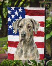 Load image into Gallery viewer, Merle Great Dane American Flag Garden Flag