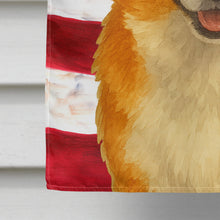 Load image into Gallery viewer, Red and White Pembroke Welsh Corgi American Flag House Flag