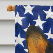 Load image into Gallery viewer, Tri-color Pembroke Welsh Corgi American Flag House Flag