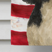 Load image into Gallery viewer, Parti Standard Poodle American Flag House Flag