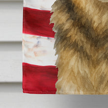 Load image into Gallery viewer, Agouti Siberian Husky American Flag House Flag