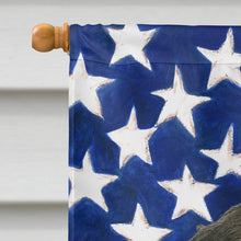 Load image into Gallery viewer, Black Havanese American Flag House Flag