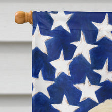 Load image into Gallery viewer, White Havanese American Flag House Flag