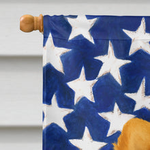 Load image into Gallery viewer, Pomeranian American Flag House Flag