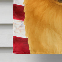 Load image into Gallery viewer, Pomeranian American Flag House Flag