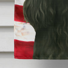 Load image into Gallery viewer, Black Cocker Spaniel American Flag House Flag