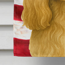 Load image into Gallery viewer, Buff Cocker Spaniel American Flag House Flag