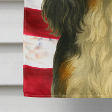 Load image into Gallery viewer, Tri-color English Springer Spaniel American Flag House Flag