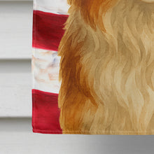 Load image into Gallery viewer, Red Tri American ShepherdAmerican Flag House Flag
