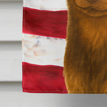 Load image into Gallery viewer, Chocolate Chihuahua American Flag House Flag