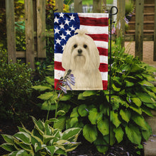 Load image into Gallery viewer, Maltese American Flag Garden Flag