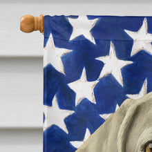 Load image into Gallery viewer, Weimaraner American Flag House Flag