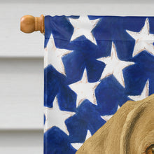Load image into Gallery viewer, Silver Gray Weimaraner American Flag House Flag