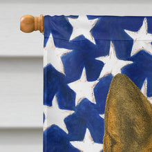 Load image into Gallery viewer, Sesame Akita American Flag House Flag