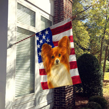 Load image into Gallery viewer, Red Papillon American Flag House Flag