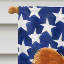 Load image into Gallery viewer, Red Papillon American Flag House Flag
