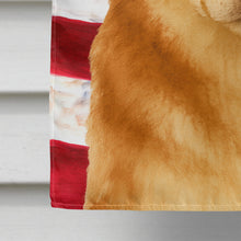 Load image into Gallery viewer, Red and White Alaskan Malamute American Flag House Flag