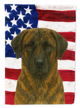 Load image into Gallery viewer, Brindle Anatolian Shepherd Dog American Flag House Flag