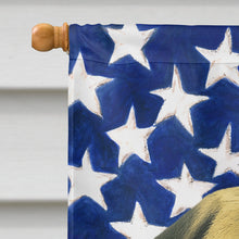 Load image into Gallery viewer, Fawn Anatolian Shepherd Dog American Flag House Flag