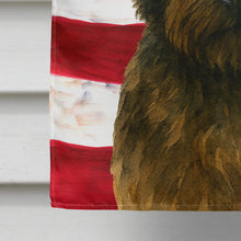 Load image into Gallery viewer, Brindle Cairn Terrier American Flag House Flag