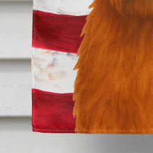 Load image into Gallery viewer, Red Cairn Terrier American Flag House Flag