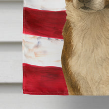 Load image into Gallery viewer, Brindle Cardigan Welsh Corgi American Flag House Flag
