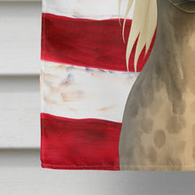 Load image into Gallery viewer, Hairless Chinese Crested American Flag House Flag