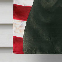 Load image into Gallery viewer, Black Shar Pei American Flag House Flag