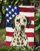 Load image into Gallery viewer, Dalmatian American Flag Garden Flag
