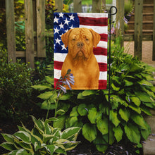 Load image into Gallery viewer, Isabella Dogue de Bordeaux American Flag Garden Flag