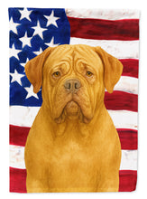 Load image into Gallery viewer, Isabella Dogue de Bordeaux American Flag Garden Flag
