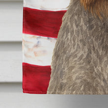 Load image into Gallery viewer, Roan German Wirehaired Pointer American Flag House Flag