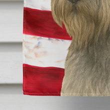 Load image into Gallery viewer, Pepper Giant Schnauzer American Flag House Flag