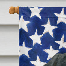 Load image into Gallery viewer, Greater Swiss Mountain Dog American Flag House Flag