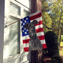Load image into Gallery viewer, Blue Greyhound American Flag House Flag