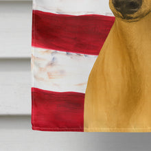 Load image into Gallery viewer, Fawn Greyhound American Flag House Flag
