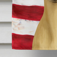 Load image into Gallery viewer, Cream Italian Greyhound American Flag House Flag
