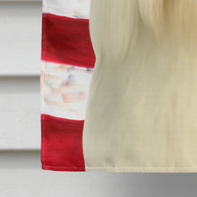 Load image into Gallery viewer, White Lhasa Apso American Flag House Flag